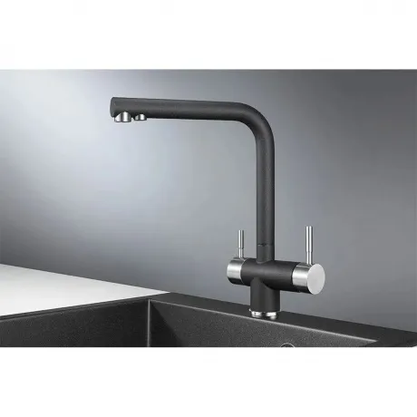 Смеситель для кухни GRANULA (2305, ЧЕРНЫЙ)