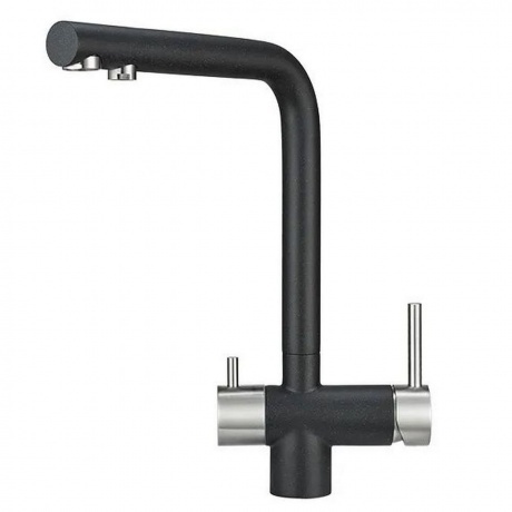 Смеситель для кухни GRANULA (2305, ЧЕРНЫЙ) - фото 2