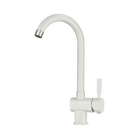 Смеситель для кухни GRANULA Standart (31-ST, БЕЛЫЙ) - фото 1