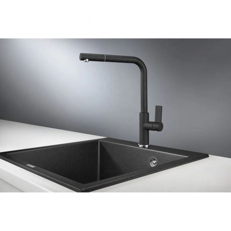Смеситель для кухни GRANULA (2502, ЧЕРНЫЙ) - фото 2