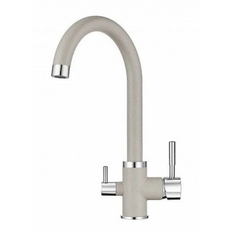 Смеситель для кухни GRANULA (2168, БАЗАЛЬТ)