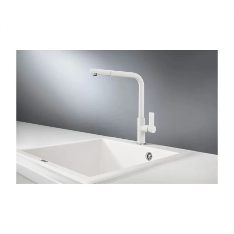 Смеситель для кухни GRANULA (2502, АРКТИК (БЕЛЫЙ)) - фото 3