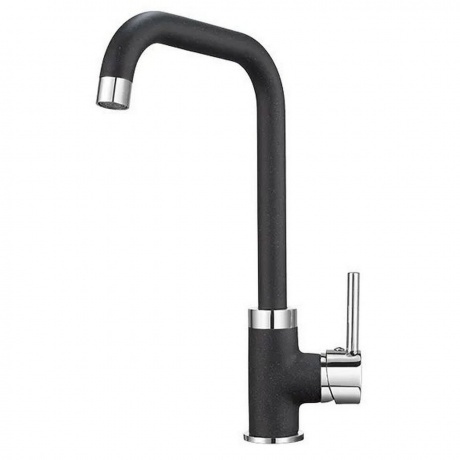 Смеситель для кухни GRANULA (0041, ЧЁРНЫЙ)