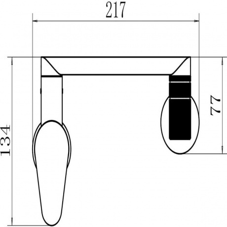 Смеситель для кухни/умывальника FASHUN черный (A4017-7) - фото 7