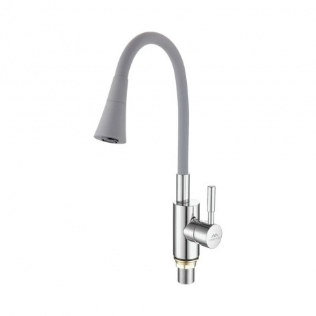 Смеситель для кухни FASHUN с гибким изливом хром (A4053+B17)