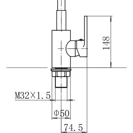 Смеситель для кухни FASHUN с гибким изливом хром (A4253+B13) - фото 4