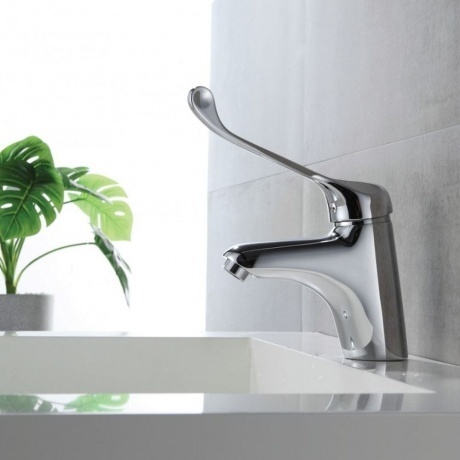 Смеситель для умывальника FASHUN хром (A1054) - фото 3