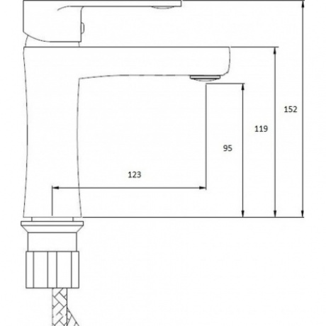 Смеситель Славен для умывальника Коттедж Ф (СЛ-ОД-Ф10) - фото 2