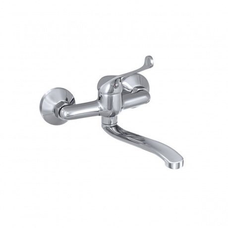 

Смеситель Славен для кухни настенный локтевой Хирург Х (СЛ-ОД-Х24)