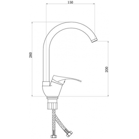 Смеситель Славен для кухни Дача Б (СЛ-ОД-Б22) - фото 3