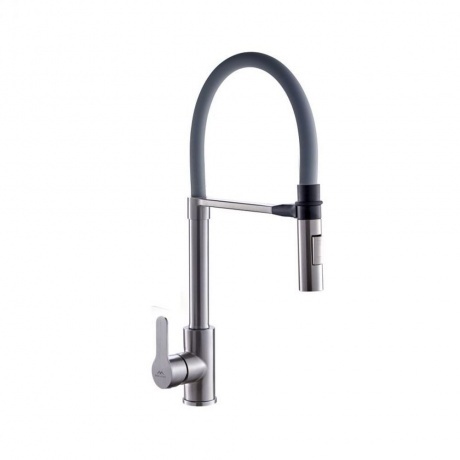 Смеситель FASHUN для кухни с гибким силиконовым изливом  и магни...