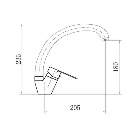 Смеситель для кухни FASHUN (A54113-7) - фото 2