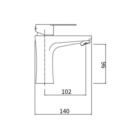 Смеситель для раковины FASHUN (A51115) - фото 2