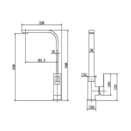 Смеситель для кухни FASHUN (A54017) - фото 2