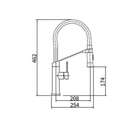 Смеситель для кухни FASHUN (A54501-12) - фото 2
