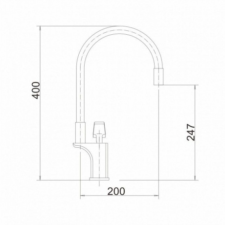 Смеситель для кухни FASHUN (A4081-8) - фото 2