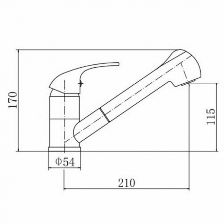 Смеситель для кухни FASHUN (A6003) - фото 2