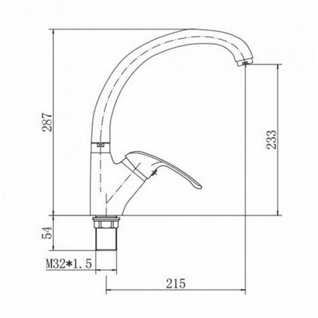 Смеситель для кухни FASHUN (A4105-2) - фото 2