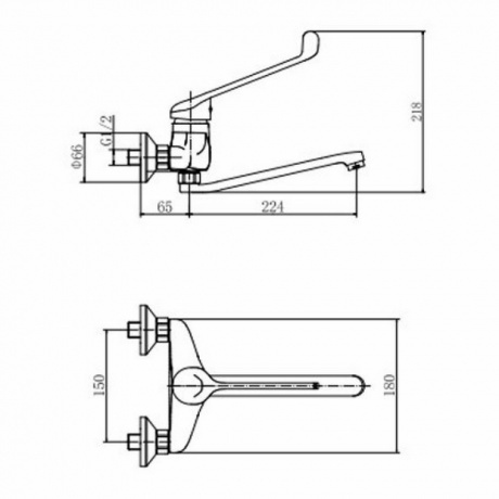 Смеситель для кухни FASHUN (A4654) - фото 2