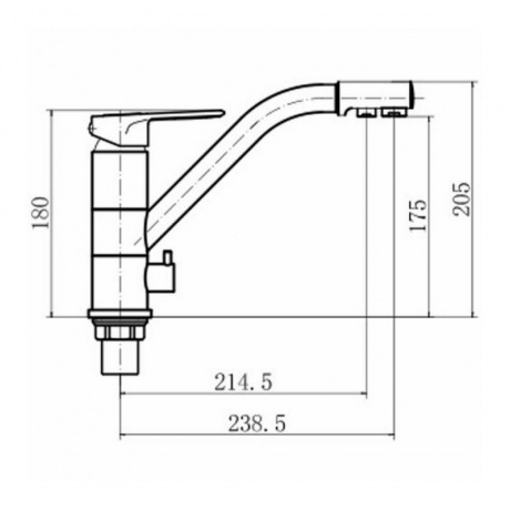Смеситель для кухни FASHUN (A4304) - фото 2