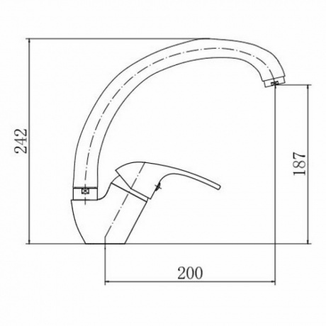 Смеситель для кухни FASHUN (A4103) - фото 2