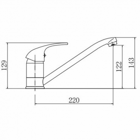 Смеситель для кухни FASHUN (A4203) - фото 2