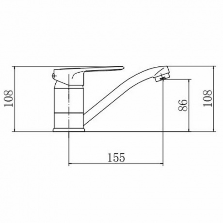 Смеситель для кухни FASHUN (A4504) - фото 2