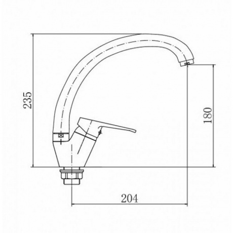 Смеситель для кухни FASHUN (A4113-2) - фото 2