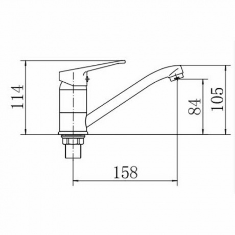 Смеситель для кухни FASHUN (A4515-2) - фото 2