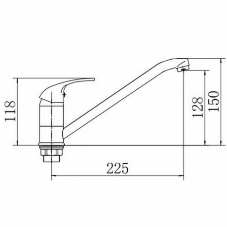 Смеситель для кухни FASHUN (A4915) - фото 2