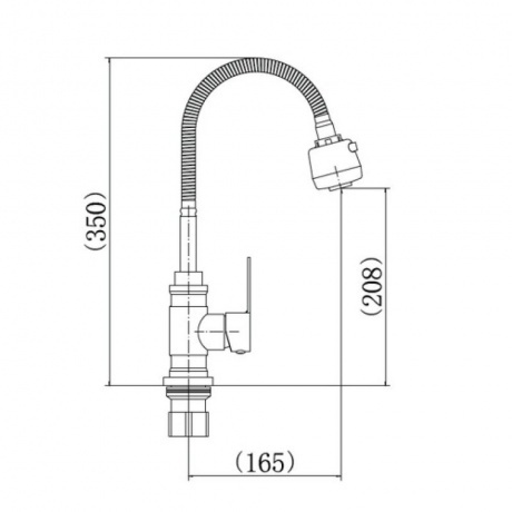 Смеситель для кухни FASHUN (A54401-3) - фото 2