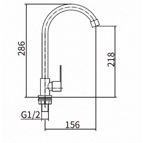 Смеситель для кухни FASHUN (A54192) - фото 2