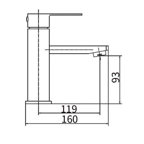 Смеситель для раковины FASHUN (A51102) - фото 2