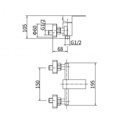 Смеситель для ванны FASHUN (A52002) - фото 2