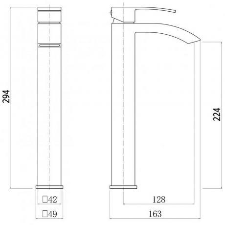 Смеситель для раковины FASHUN (A51218) - фото 2