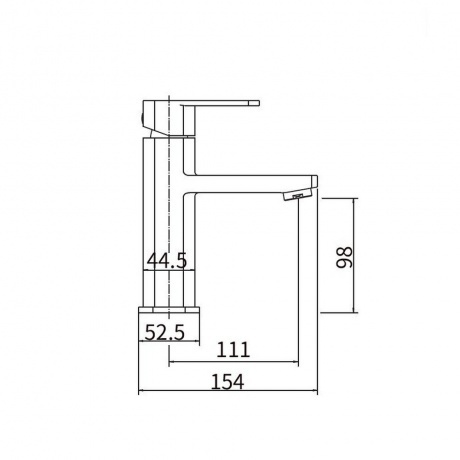 Смеситель для раковины FASHUN (A51120) - фото 2