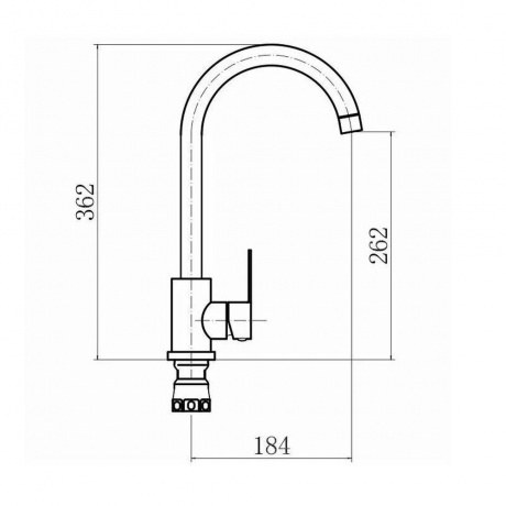 Смеситель для кухни FASHUN (A54001-13) - фото 2