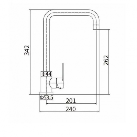 Смеситель для кухни FASHUN (A54201-13) - фото 2
