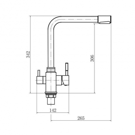 Смеситель для кухни FASHUN (A54309) - фото 2