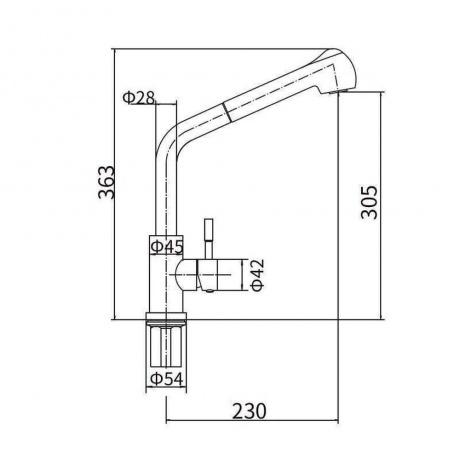 Смеситель для кухни FASHUN (A56009-7) - фото 2