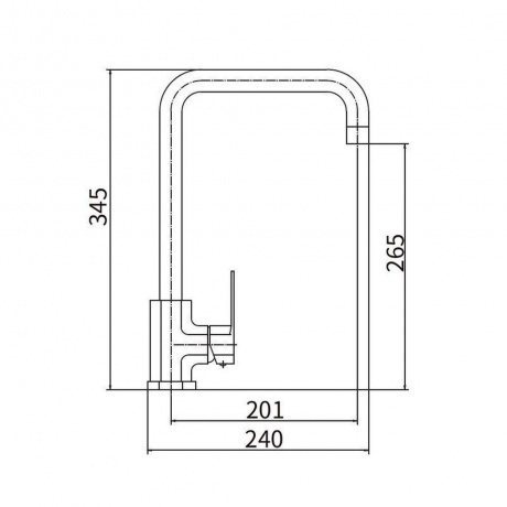 Смеситель для кухни FASHUN (A54020) - фото 2