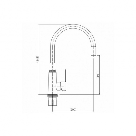 Смеситель для кухни FASHUN (A54301-12) - фото 2