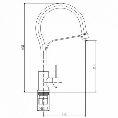 Смеситель для кухни FASHUN (A54012-12) - фото 2