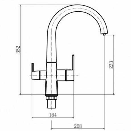 Смеситель для кухни FASHUN (A4353-20) - фото 2