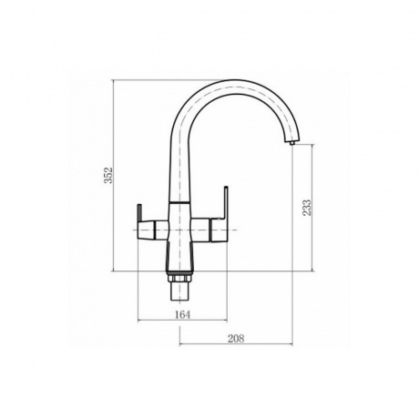 Смеситель для кухни FASHUN (A4353-7) - фото 2