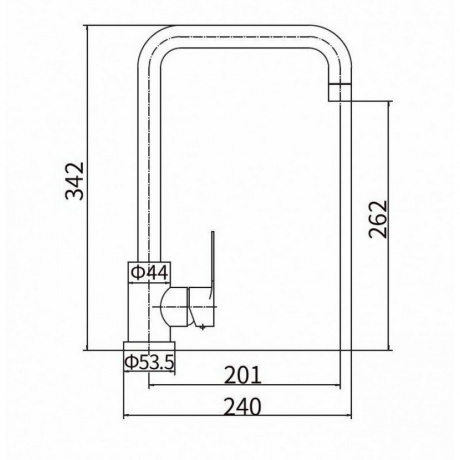 Смеситель для кухни FASHUN (A54201-7) - фото 2