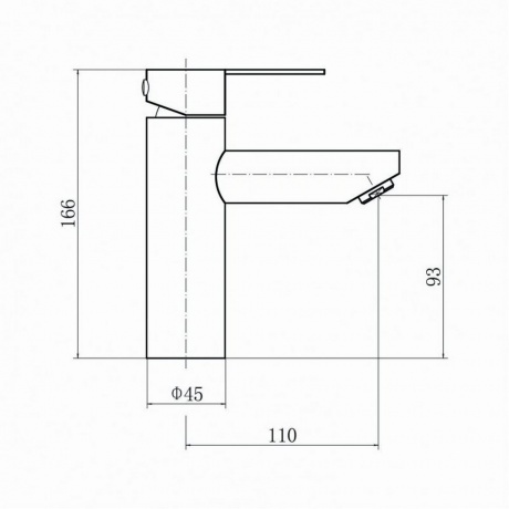 Смеситель для умывальника FASHUN (A51101-8) - фото 2