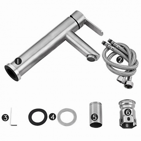 Смеситель для умывальника FASHUN (A51201-8) - фото 3