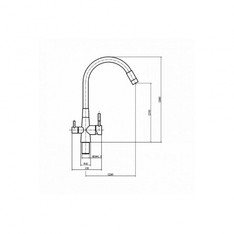 Смеситель для кухни FASHUN под фильтр FASHUN (A54029-12) - фото 2