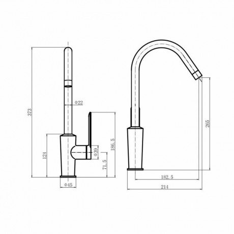 Смеситель для кухни  FASHUN (A54025-7) - фото 2